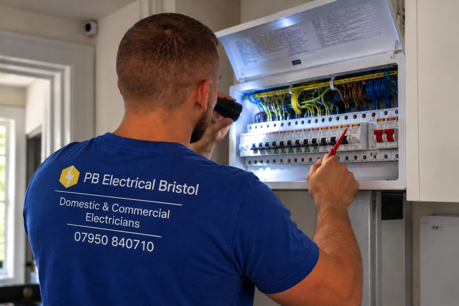 Electrical inspection at a consumer unit